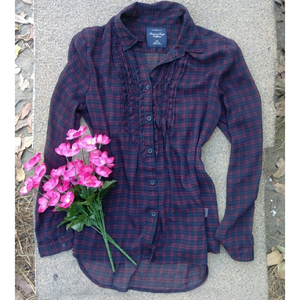 American Eagle Sheer Blouse